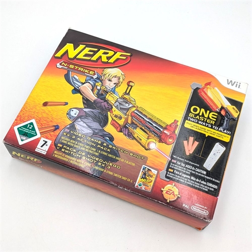 Nerf N-Strike - I Kasse - Nintendo Wii Spil (A Grade) (Genbrug)